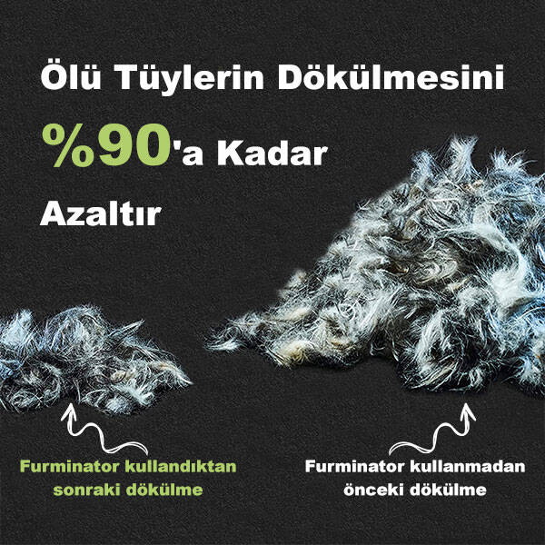 Furminator Kısa Tüylü Köpekler İçin Tarak Large