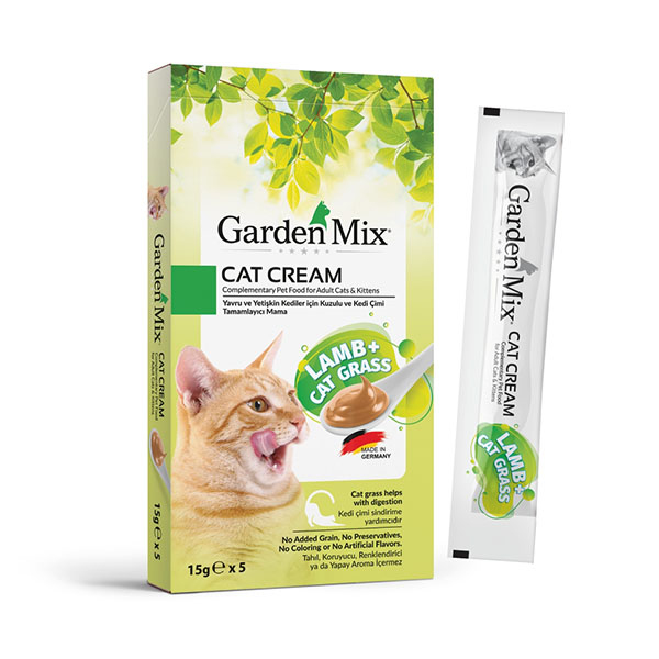 GARDEN MIX KEDİ KREMASI KUZU+KEDİ OTU 15GR*5