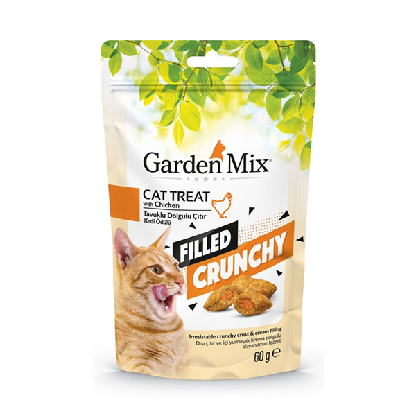 GARDENMİX TAVUKLU İÇİ DOLGULU KEDİ ÖDÜLÜ 60GR