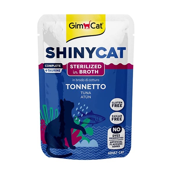 Gimcat Shinycat Pouch Ton Balığı Kısırlaştırılmış kediler için 70 gr - 1