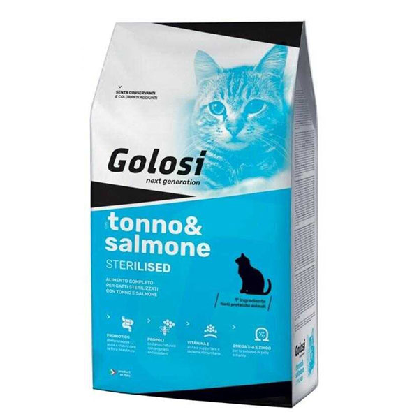 Golosi Cat Somonlu Kısırlaştırılmış Kedi Maması 7.5 KG