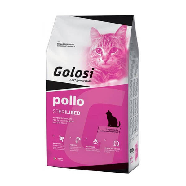 Golosi Cat Tavuk Etli Kısırlaştırılmış Kedi Maması 20 KG