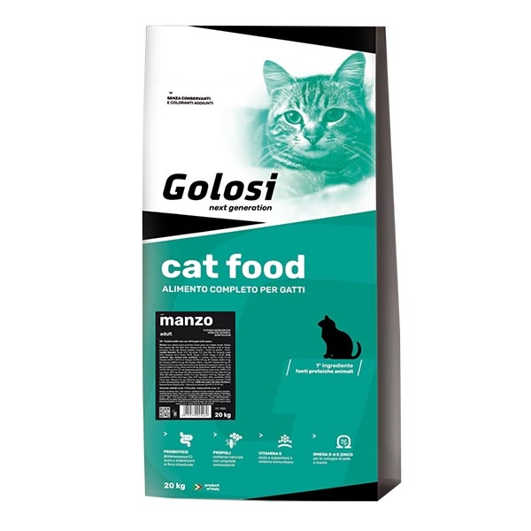 Golosi Sığır Etli Kedi Maması 20 KG