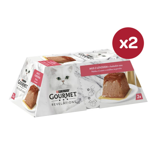 Gourmet Revelations Somon Balıklı Kedi Konservesi 2x57gr