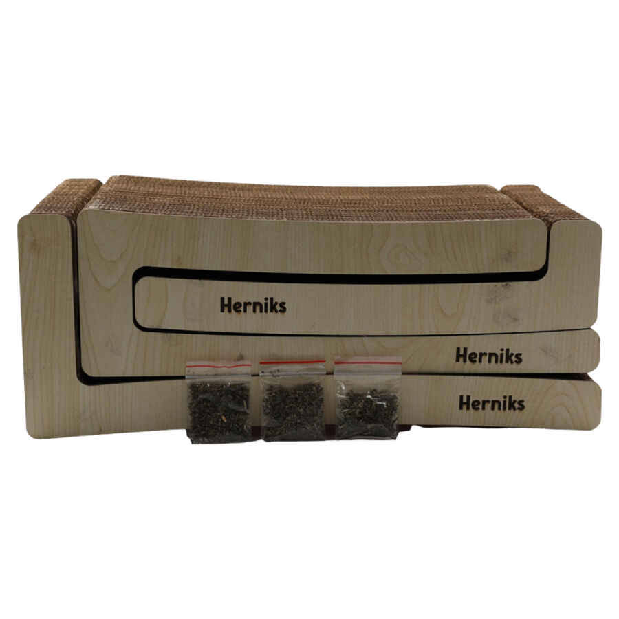 Herniks Doğal Kedi Otlu Kedi Tırmalama Kartonu 44 Cm - HR2028