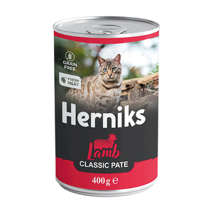Herniks - Herniks Kuzulu Ezme Yetişkin Kedi Konservesi 400gr