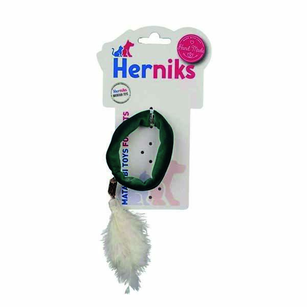 Herniks Matatabili Peluş Kedi Oyuncağı Toky 12 Cm - Yeşil