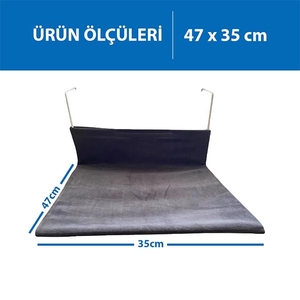 Herniks Peluş Kedi Kalorifer Yatağı - Gri - 2