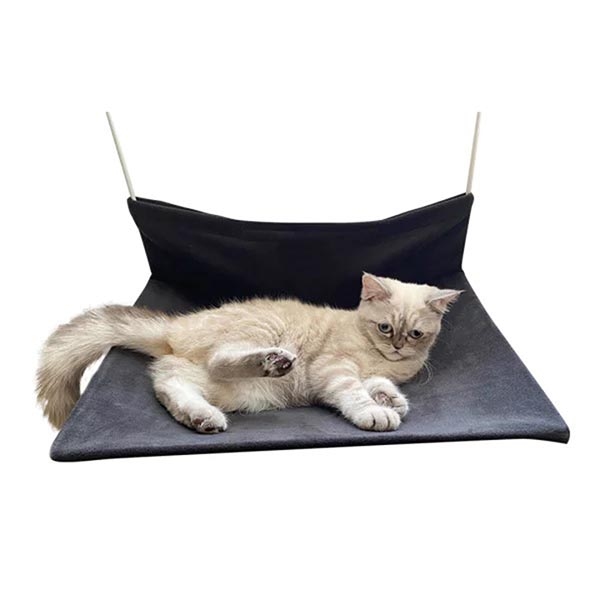 Herniks Peluş Kedi Kalorifer Yatağı - Gri - 3