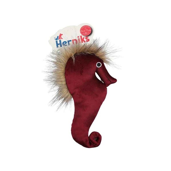 Herniks Sesli Kumaş Peluş Köpek Oyuncağı - Soi 25cm Bordo