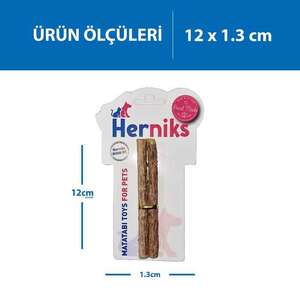 Herniks Yenilebilir Matatabi Çubuğu Jumbo 2'li - Thumbnail