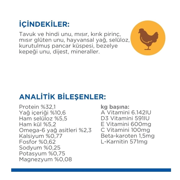 Hill's SCIENCE PLAN Light Tavuklu Yetişkin Kedi Maması 1,5kg - 6