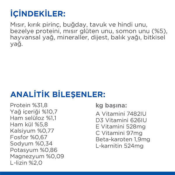 Hill's SCIENCE PLAN Somonlu Kısırlaştırılmış Yetişkin Kedi Maması 13kg + 2kg HEDİYE!