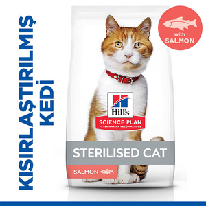 Hill's SCIENCE PLAN Somonlu Kısırlaştırılmış Yetişkin Kedi Maması 13kg + 2kg HEDİYE! - Thumbnail