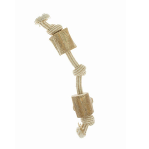 İmac - İmac Kahve Ağacından 260 Gr 3 Düğümlü Orta Boy İpli Köpek Oyuncağı – 35 cm