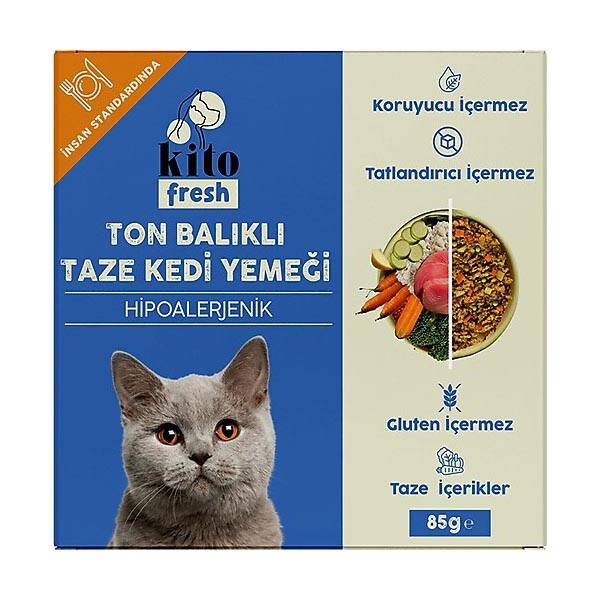 Kito Fresh Ton Balıklı Kedi Yemeği 85 gr