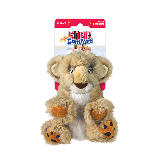 KONG Comfort Kiddos Aslan Şeklinde Peluş Köpek Oyuncağı L