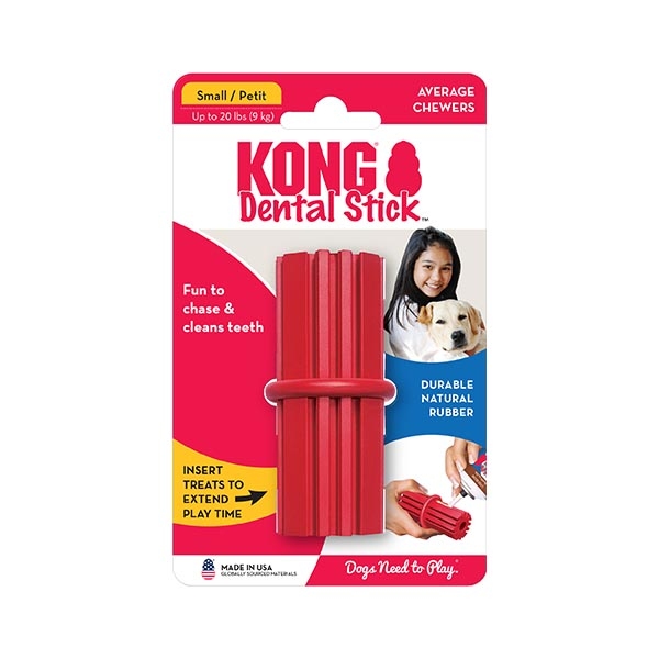 KONG Dental Stick Diş Temizliği Sağlayan Çok Amaçlı Köpek Oyuncağı M