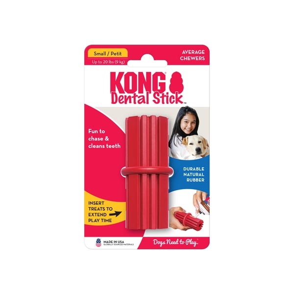 KONG Dental Stick Diş Temizliği Sağlayan Çok Amaçlı Köpek Oyuncağı S