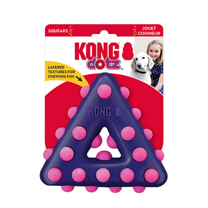 KONG Dotz Triangle Üçgen Şeklinde Köpek Oyuncağı L - Thumbnail