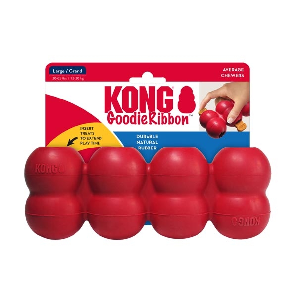 KONG Goodie Ribbon Çoklu Top Şeklinde Köpek Oyuncağı L