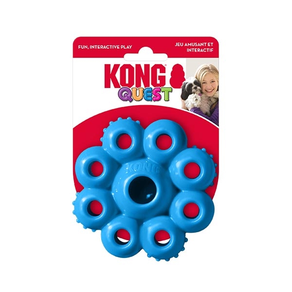 KONG Quest Star Çiçek Şeklinde Köpek Oyuncağı S