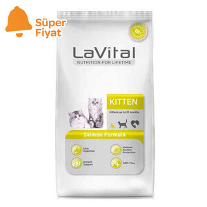 La Vital Somonlu Yavru Kedi Maması 1.5 KG - Thumbnail