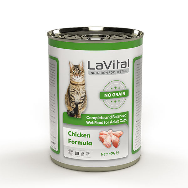 La Vital Tavuklu Yaş Kedi Maması 400 GR