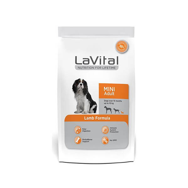 LaVital Küçük Irk Yetişkin Kuru Köpek Maması (Mini Adult) Kuzu Etli 1,5KG