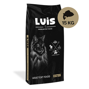 Luis Somonlu Yetişkin Kedi Maması 15 kg - Thumbnail