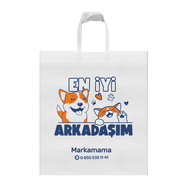 Markamama Bez Çanta 40 x 45 Cm - En İyi Arkadaşım