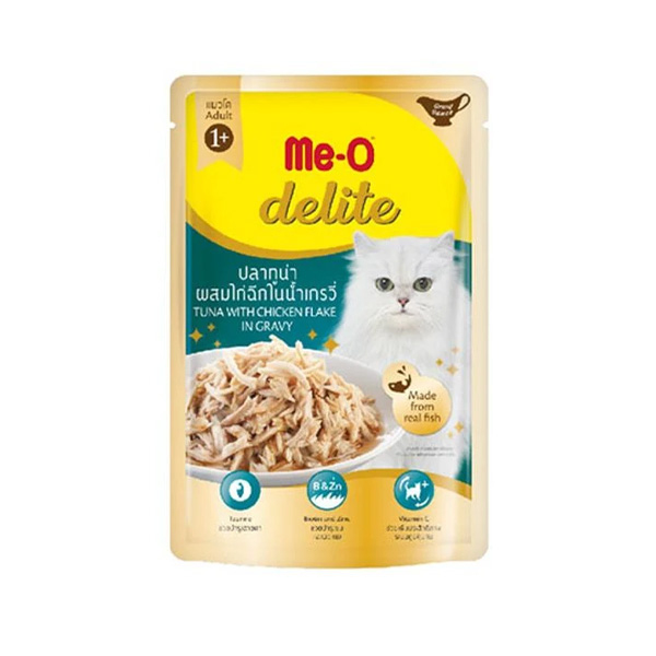 Me-O Delıte Ton Balıklı Tavuklu Soslu Kedi Yaşmama 70gr