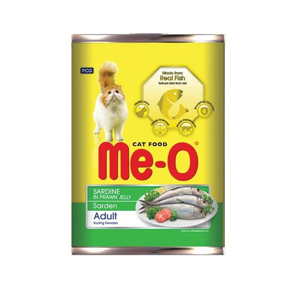 Me-O Sardalya Karıdes Soslu Kedi Konserve 400 Gr