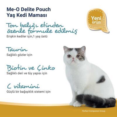 Me-O Ton Balık&Alabalık Kedi Yaş Maması 80 Gr