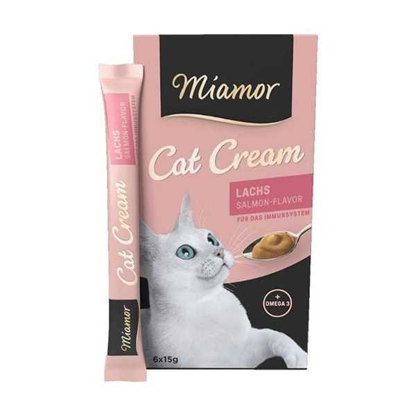 Mıamor Cream Somonlu Kedi Ödülü 6x15 G