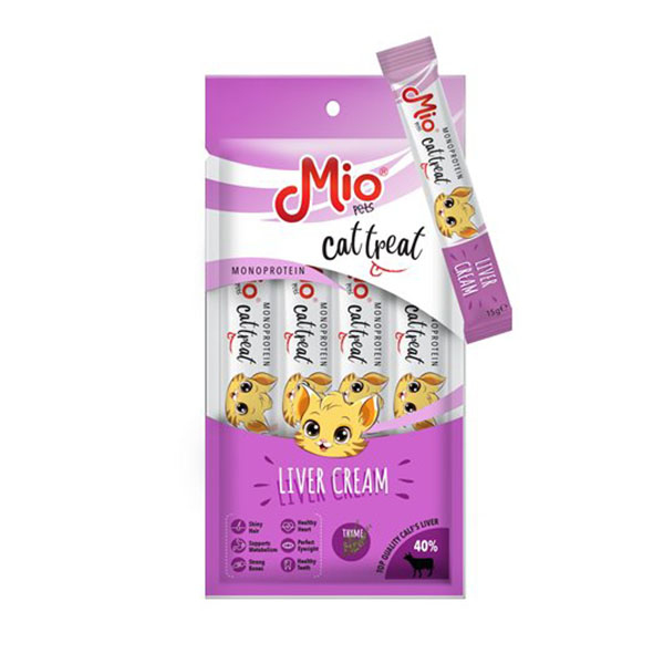 Mio Ciğerli Kedi Ödül Kreması 4*15 Gr