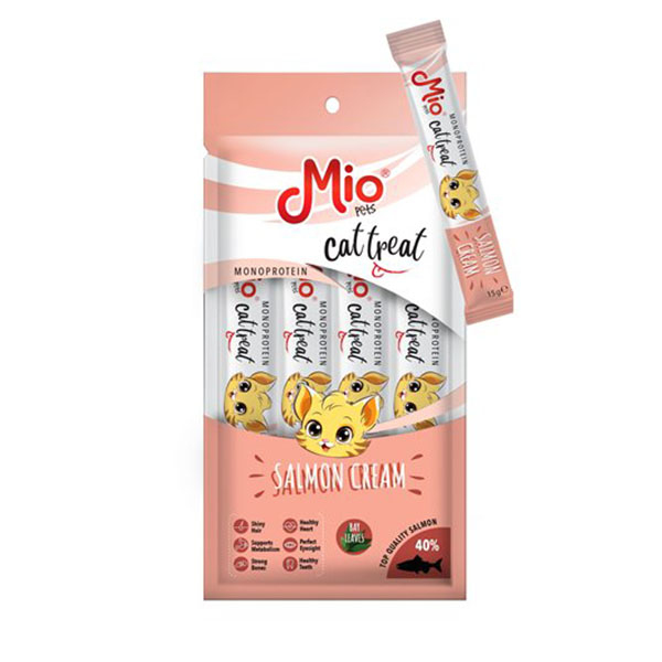 Mio Somonlu Kedi Ödül Kreması 4*15 Gr