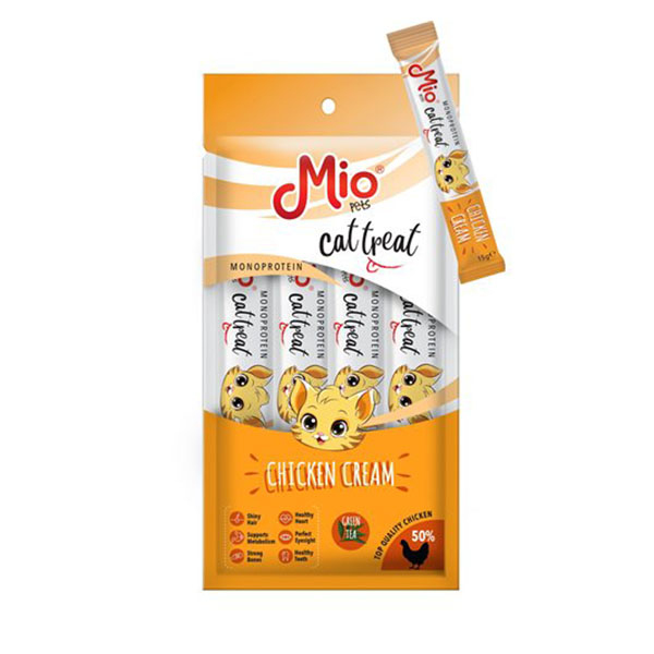 Mio Tavuklu Kedi Ödül Kreması 4*15 Gr