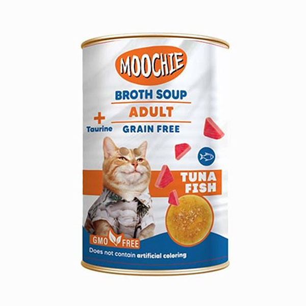 Moochie Et Suyu İçerisinde Ton Balıklı Çorba Yetişkin Kedi Ödülü 135ml