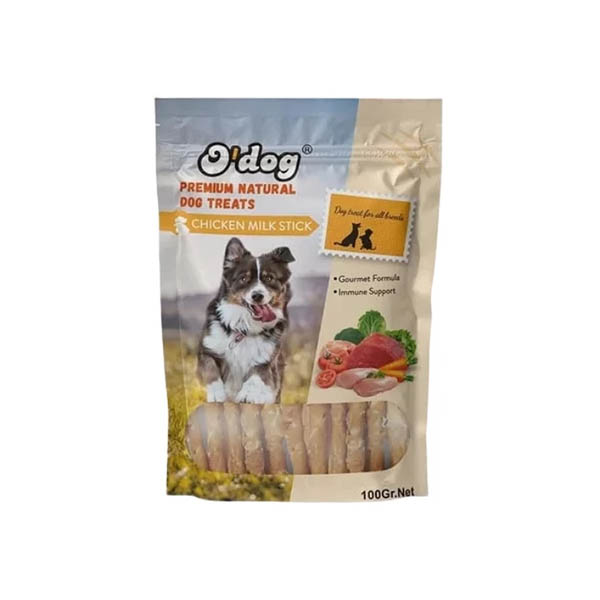 O Dog Tavuklu Süt Aromalı Çubuk Köpek Ödül Maması 100 Gr