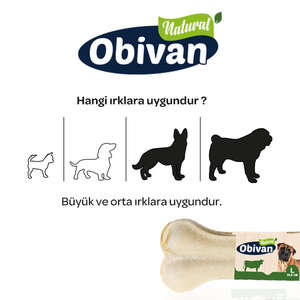 Obivan Beyaz Pres Kemik 20,5 Cm 150 Gr - Thumbnail