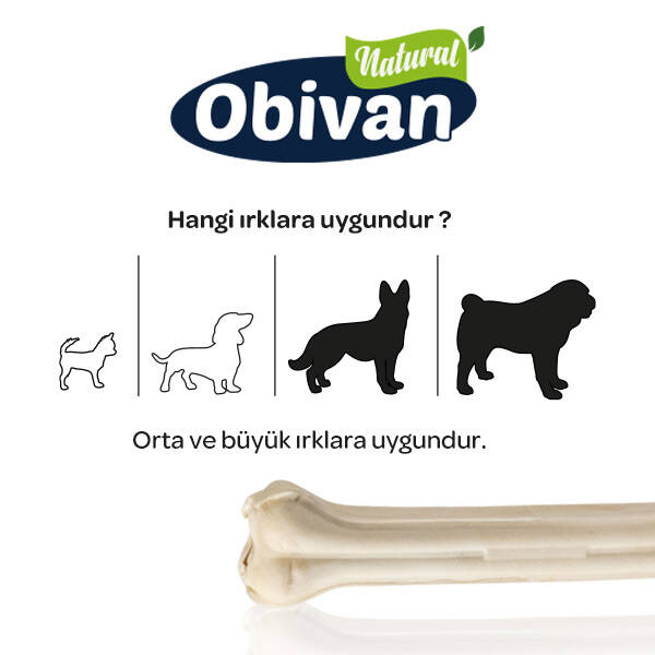 Obivan Beyaz Pres Kemik 30 Cm 300 Gr