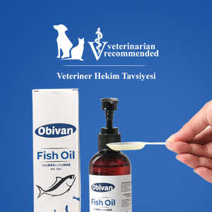 Obivan Kedi ve Köpekler için Balık Yağı 200 ml - Thumbnail