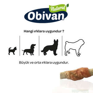 Obivan Tavuk Sargılı Munchy Çubuk 6 cm 50li - Thumbnail