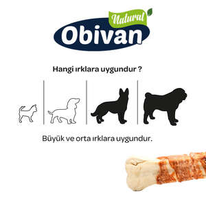 Obivan Tavuklu Köpek Ağız Bakım Kemiği M - Thumbnail