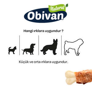 Obivan Tavuklu Köpek Ağız Bakım Kemiği xs 4 adet - Thumbnail