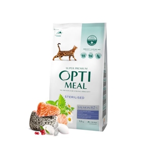 Optimeal Somonlu Kısırlaştırılmış Kedi Mam.1,5 Kg - Thumbnail