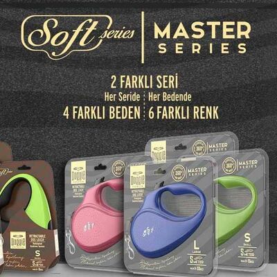 Doggie Master Serisi Otomatik Köpek Gezdirme Tasması X-Small