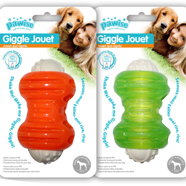 Pawise Giggle Jouet Sesli Kauçuk Kemik Köpek Oyuncağı 12 cm