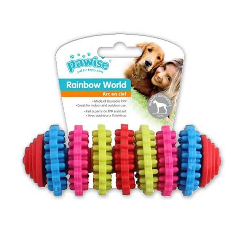 Pawise Gökkuşağı Diş Kaşıma Köpek Oyuncağı 13,5 cm